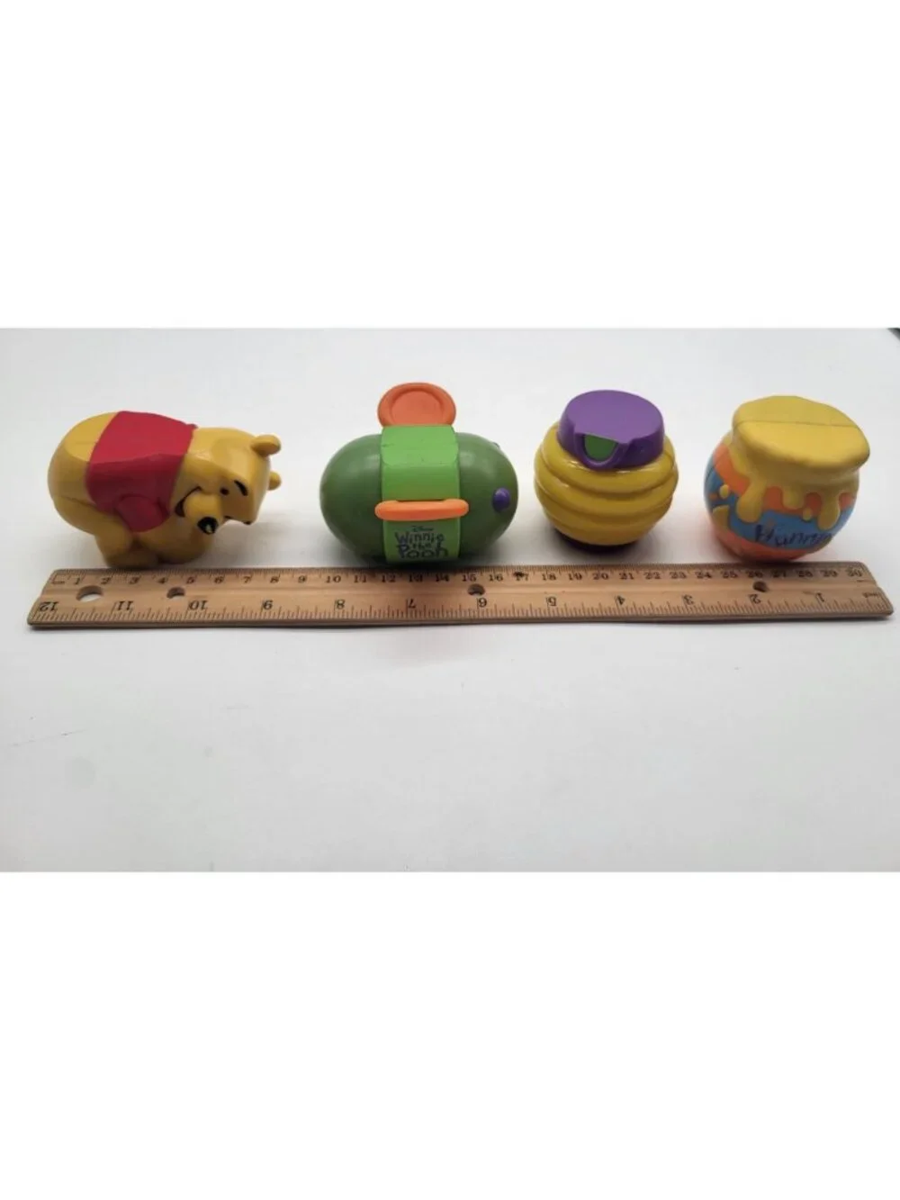 Learning Curve 2007 Disney Winnie the Pooh Magnetic Stacking Toys Set 4